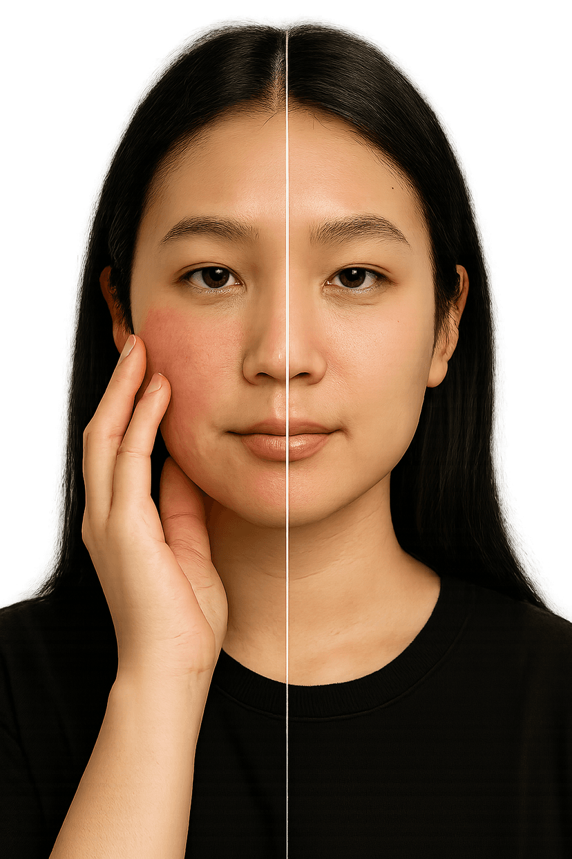 Person with Contact Dermatitis